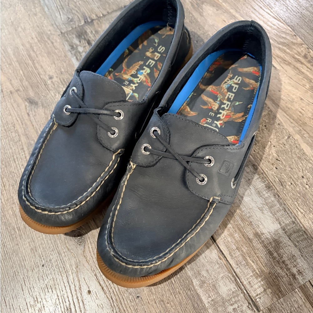 Sperry Men's Dark Blue Boat Shoes